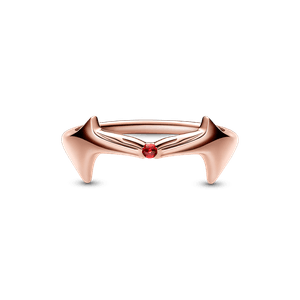Anillo Bruja Escarlata de Marvel Recubrimiento en Oro Rosa de 14k