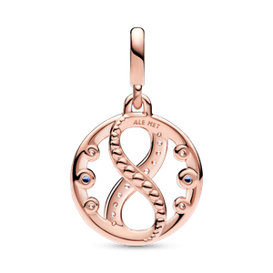 Medallón Símbolo Infinito Pandora ME Recubrimiento en Oro Rosa de 14k