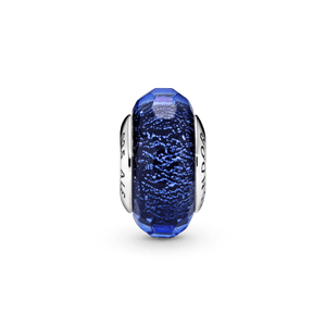 Charm Cristal de Murano Facetado Iridescente