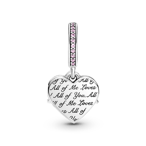 Charm Colgante Corazón y Mamá