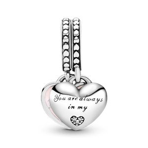 Charm Colgante Corazones de Madre E Hija