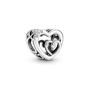 Charm Corazones Entrelazados con Infinito