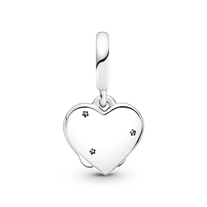 Charm Colgante Gatos y Corazones