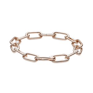 Brazalete de Cadena de Eslabones Pandora Me Recubrimiento en Oro Rosa de 14K