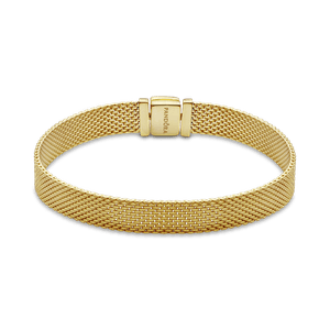 Brazalete de Malla Pandora Reflexions Recubrimiento en Oro de 14K