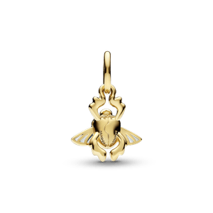 Charm Colgante Escarabajo Scarab de Aladdín de Disney Recubrimiento en Oro de 14K