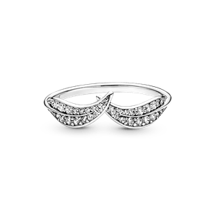 Anillo Hojas Brillantes