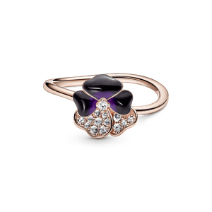 Anillo Pensamiento Morado Intenso