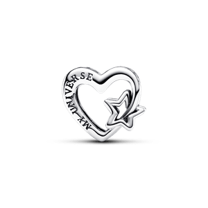 Charm de Filigrana Familia Corazón y Estrella