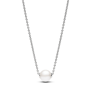 Collar Perla Cultivada de Agua Dulce Tratada Plata