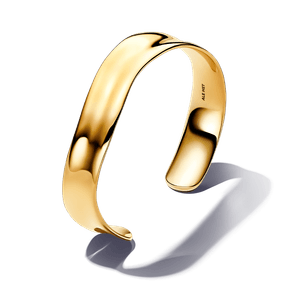 Brazalete Rígido Ancho Abierto Forma Orgánica