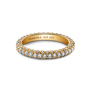 Anillo Fila en Pavé
