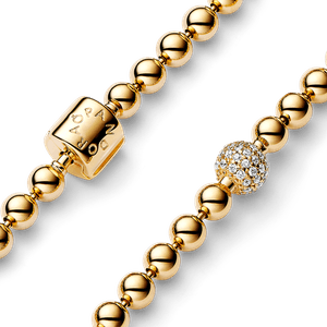Brazalete Cuentas y Pavé