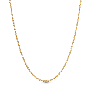 Collar Cadena de Cable Dorado