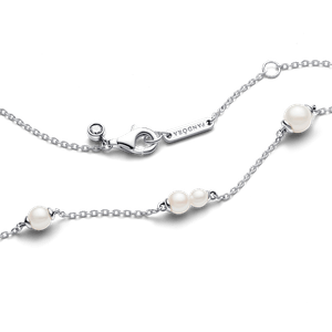 Collar de Cadena Estación Perlas Cultivadas de Agua Dulce Tratadas