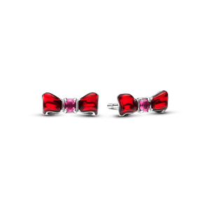 Aretes de Botón Lazo Blancanieves de Disney