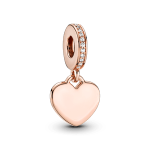Charm Colgante Etiqueta de Corazón