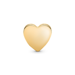 Charm Corazón  Dorado