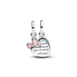 Charm Colgante Divisible Madre e Hija