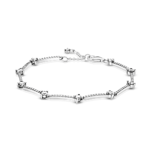 Brazalete Barras de Pavé Brillante