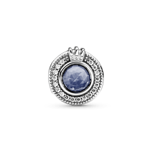 Charm Corona O Azul Resplandeciente