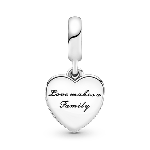 Charm Colgante El Amor Hace A Una Familia