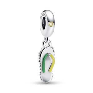 Charm Colgante Flip Flop Pandora Plata Esterlina