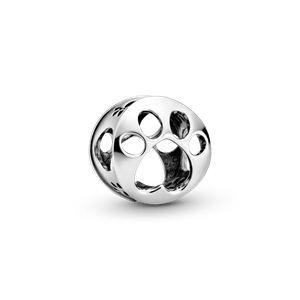 Charm Huella Openwork Plata Esterlina