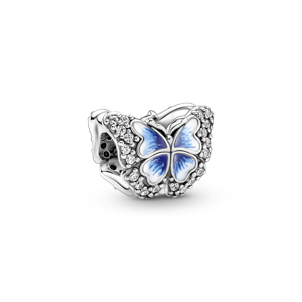 Happycharmさま Charm Mariposa Azul Reluciente|Pandora - Pandora™ PA Joyería Oficial