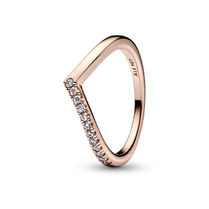 Anillo Deseo Brillante Pandora Timeless Recubrimiento en Oro Rosa de 14K