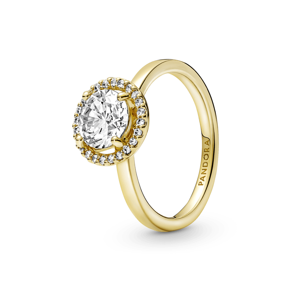 Pandora Anillo Halo Real Anillo Halo Redondo Brillante