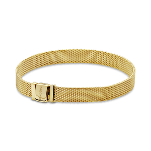 Brazalete de Malla Pandora Reflexions Recubrimiento en Oro de 14K
