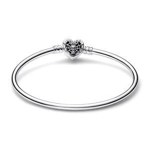 Brazalete Rígido Pandora Moments con Broche de Máscara de Spiderman de Marvel Pandora Plata Esterlina