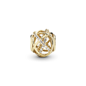 Charm Brillo Pulido Oro 14K