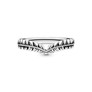 Anillo Hueso de los Deseos Granos de Trigo