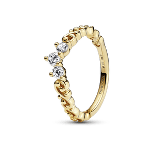 Anillo Tiara Remolino Real Dorado