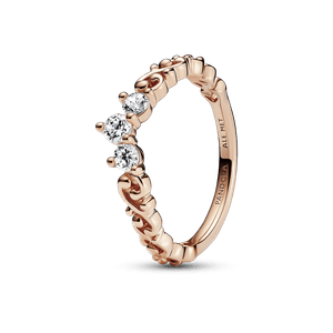 Anillo Tiara Remolino Real Rosa