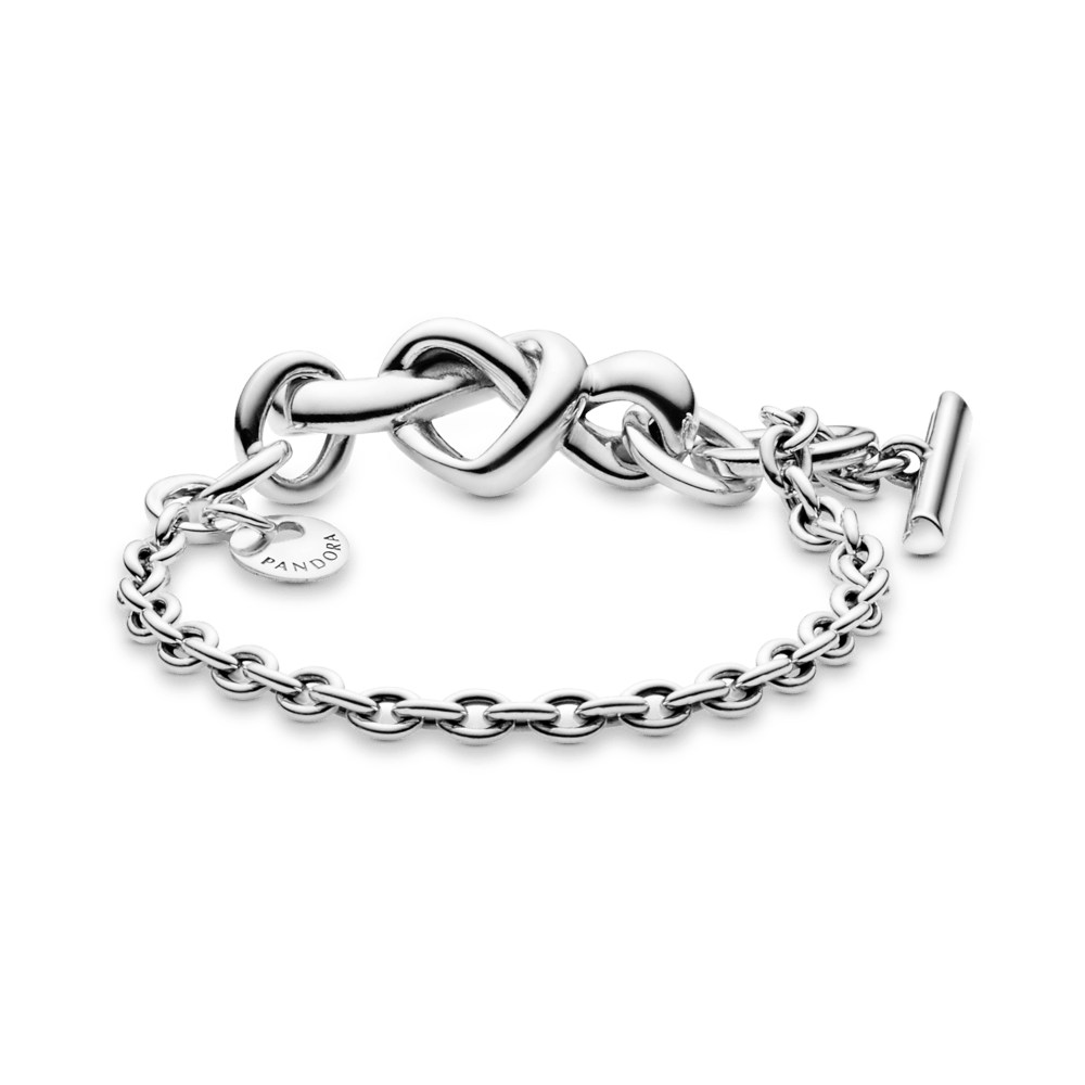Brazalete Barra T Corazón Anudado|Pandora - Pandora™ PA Joyería Oficial
