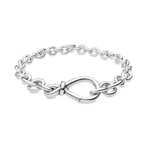 Brazalete de Cadena Nudo Infinito Grueso