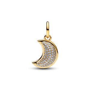 Charm Colgante Luna Creciente Reluciente