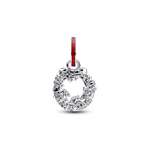 Charm doble Corona Navideña