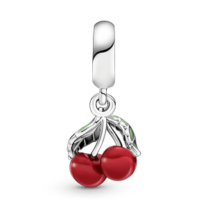 Charm Colgante Cerezas Asimétricas